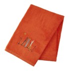 Drap de bain Passe-Montagne vermillon Sylvie Thiriez