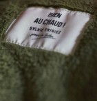 Plaid polaire Bien au Chaud kaki Sylvie Thiriez - Blancollection