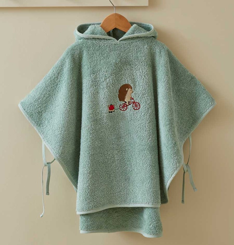 Poncho de bain choupisson 6-8 ans - sylvie thiriez