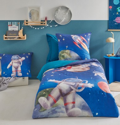 Taie d'oreiller enfant Thomas Tradilinge - Blancollection