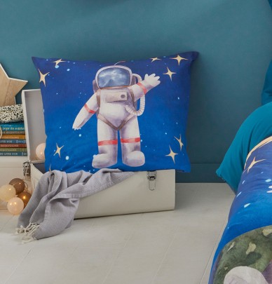 Taie d'oreiller enfant Thomas Tradilinge - Blancollection