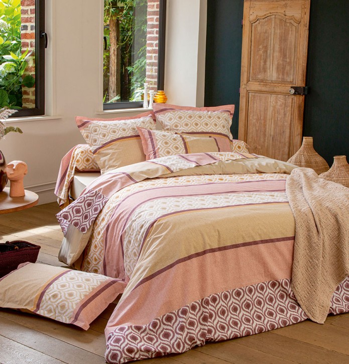 Drap Inouk rose Tradilinge Drap Inouk rose Tradilinge