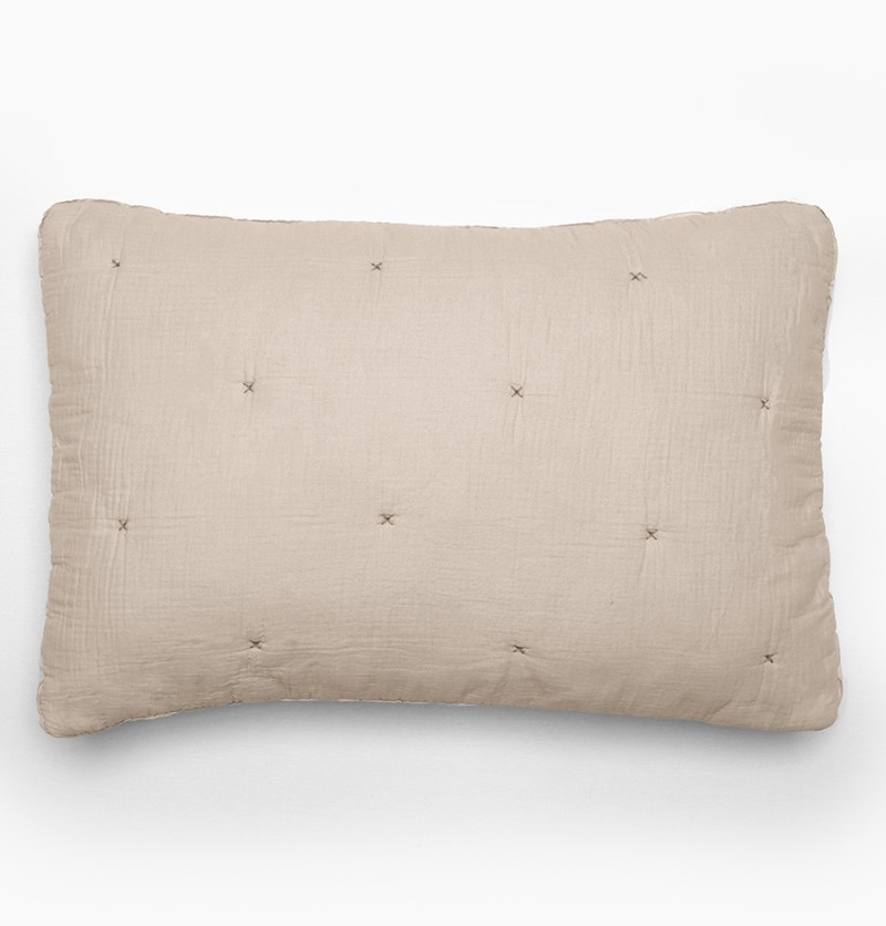Housse coussin Andros ficelle Vent du Sud
