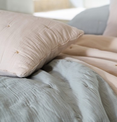 Housse coussin Andros ficelle Vent du Sud