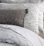 Couvre-lit matelassé Saima gris Antilo - Blancollection