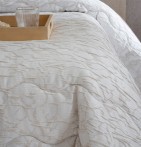 Couvre-lit matelassé Saima beige Antilo - Blancollection