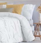Couvre-lit matelassé Miranda blanc Antilo - Blancollection