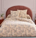 Parure flanelle housse de couette + taie Lily Tradilinge