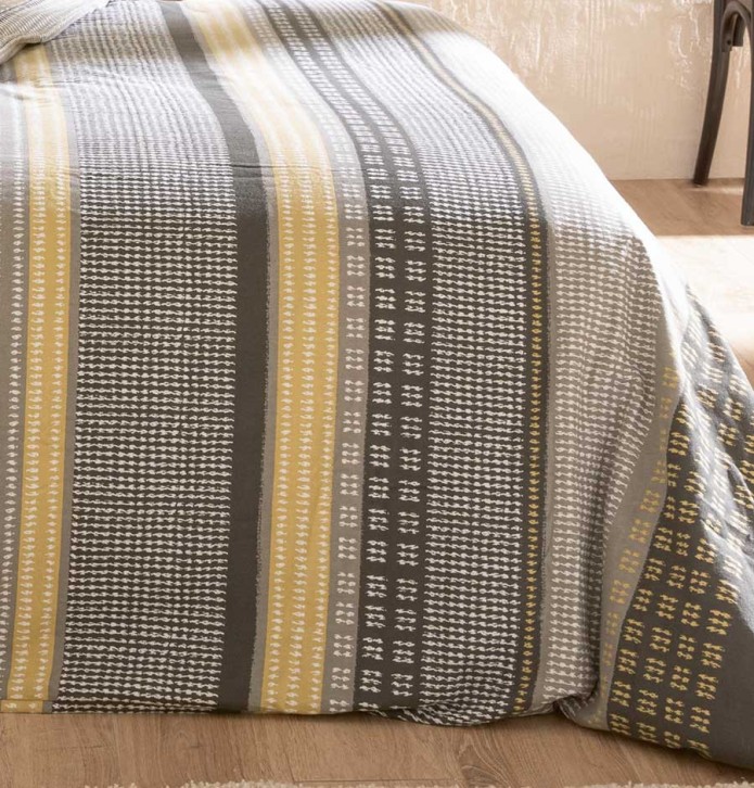 Parure flanelle drap Jules Tradilinge - Blancollection