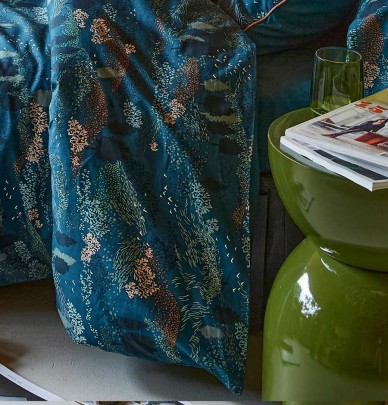 Housse de couette percale Les Collines Sylvie Thiriez
