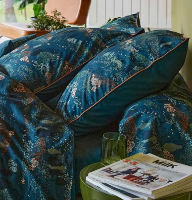 Taie de traversin percale Les Collines Sylvie Thiriez
