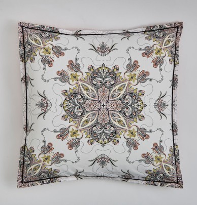 Taie d'oreiller percale Juliette blanc La Maison de Balmy