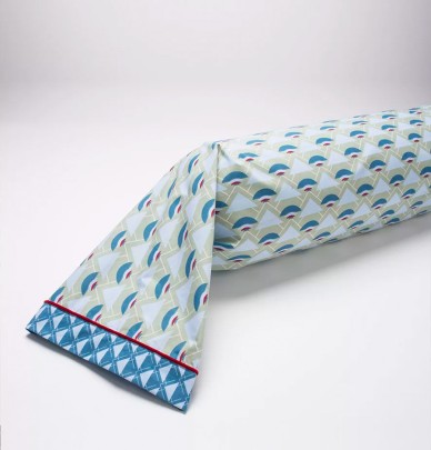 Taie de traversin percale Fuji La maison de Balmy