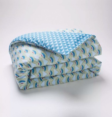 Housse de couette percale Fuji La maison de Balmy