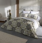 Drap percale Juliette vert La Maison de Balmy