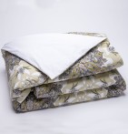 Parure de lit percale Juliette vert La maison de Balmy - Blancollection