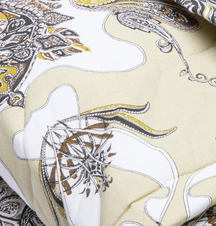 Boutis Juliette vert La maison de Balmy - Blancollection