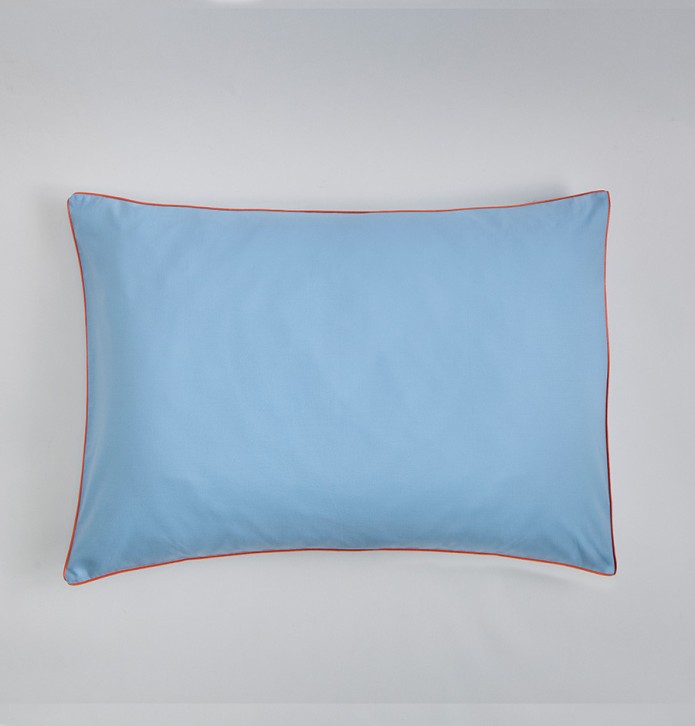 Taie d'oreiller percale Louison La maison de Balmy - Blancollection
