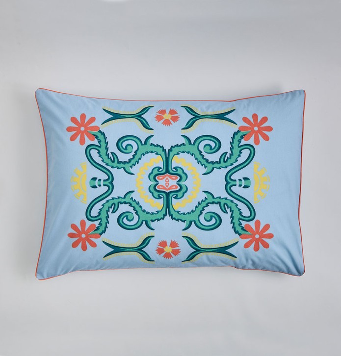 Parure de lit percale Louison La maison de Balmy - Blancollection