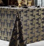 Nappe polyester Estrie anthracite/or Calitex