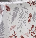 Nappe polyester Douceur Hivernale Calitex - Blancollection
