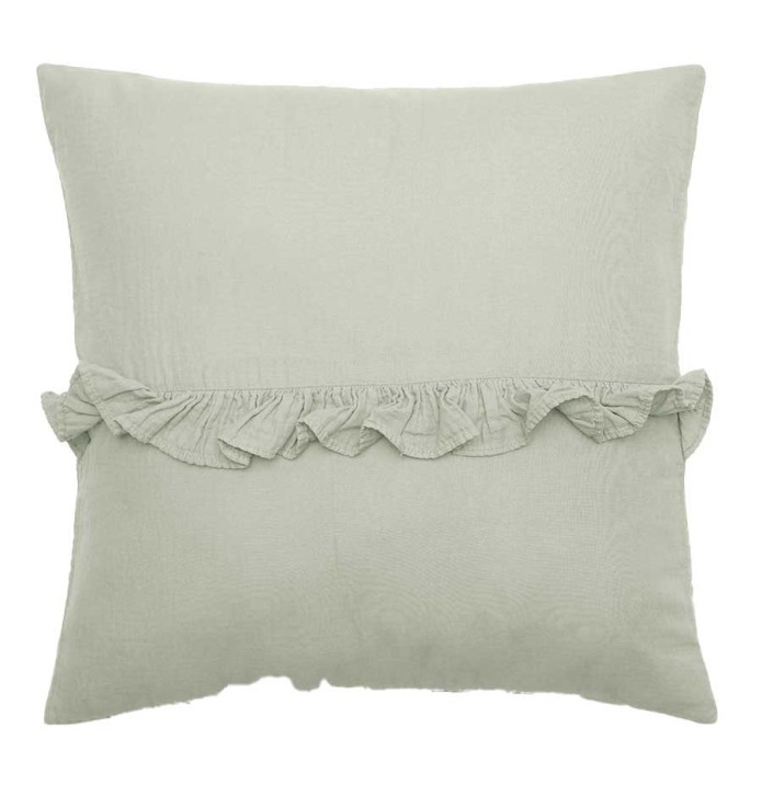 Housse coussin Elsa lichen Vent du Sud Housse coussin Elsa lichen Vent du Sud