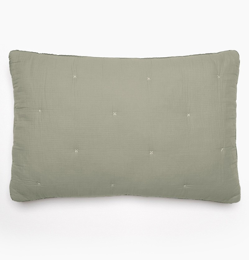 Housse coussin Andros lichen Vent du Sud