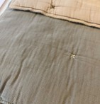 Housse coussin Andros lichen Vent du Sud - Blancollection