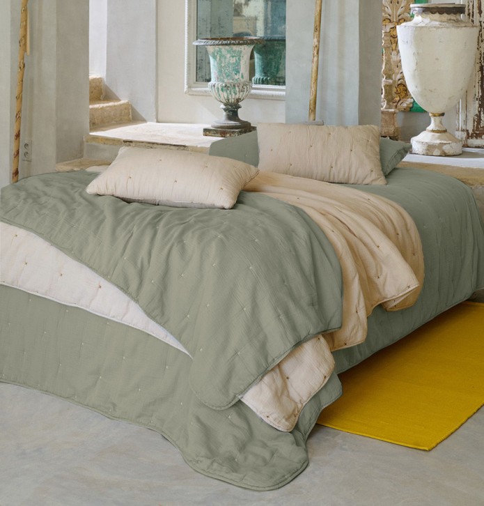 Chemin de lit Andros ficelle Vent du Sud - Blancollection