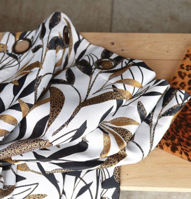 Rideau jacquard Bakara Qabane