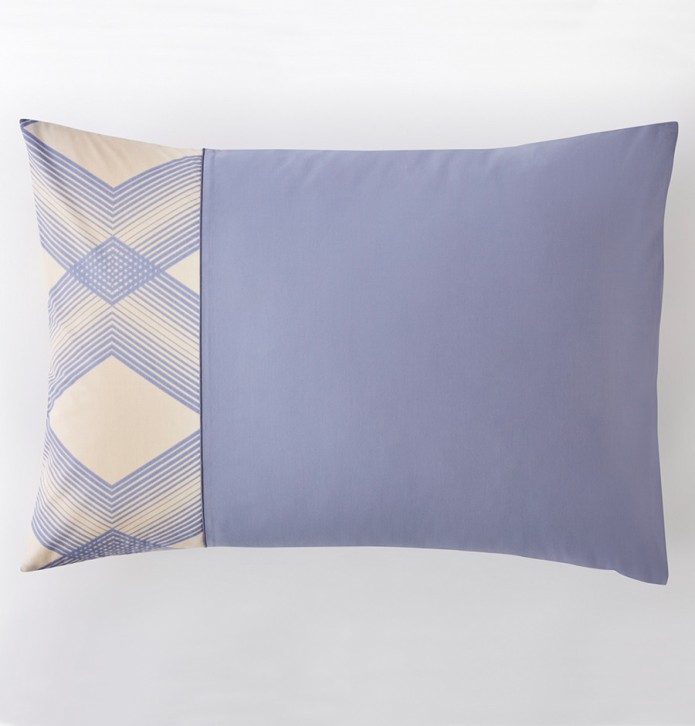 Taie d'oreiller percale Hélios La maison de Balmy - Blancollection