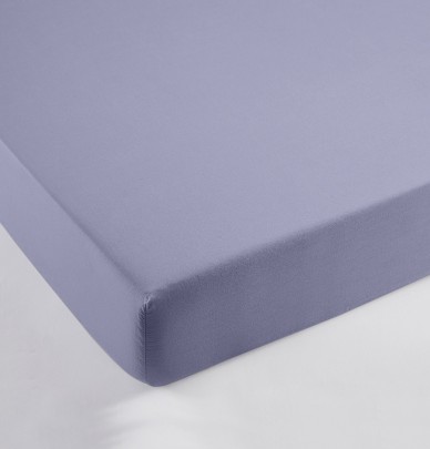 Drap housse percale gris La Maison de Balmy