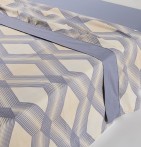 Parure de lit percale Hélios La maison de Balmy - Blancollection