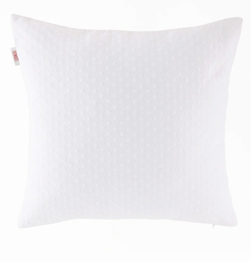 Housse coussin Genna blanc Antilo