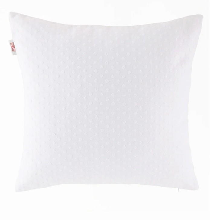 Housse coussin Genna blanc Antilo
