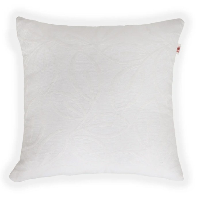 Housse coussin Agnès blanc Antilo