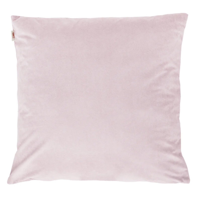 Housse coussin velours Tivoli rose pâle Antilo
