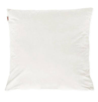 Housse coussin velours Tivoli blanc Antilo