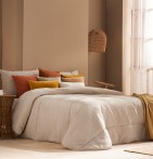 Couvre-lit matelassé Gilda beige Antilo - Blancollection