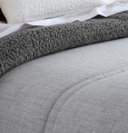 Couvre-lit matelassé jacquard Doly gris Antilo - Blancollection