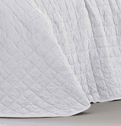 Couvre-lit matelassé Lares blanc Antilo