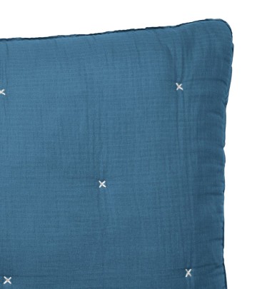 Housse coussin Andros marine Vent du Sud