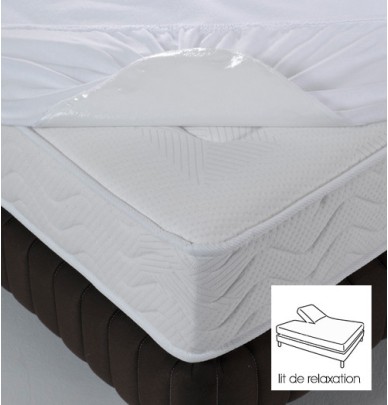 Protège-matelas molleton imperméable – literie de relaxation - Têtes OU pieds relevables Tissage du Moulin