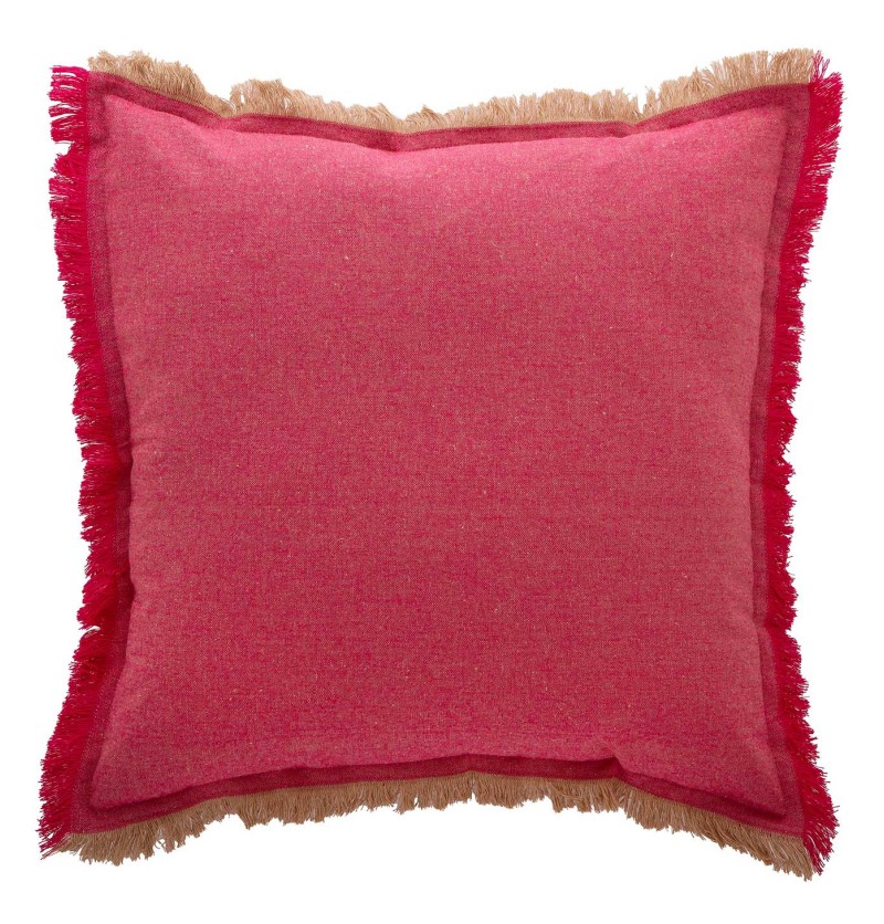 Housse coussin Kasia rouge fraise Antilo