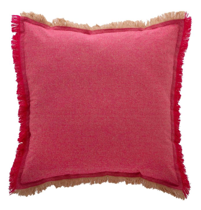Housse coussin Kasia rouge fraise Antilo