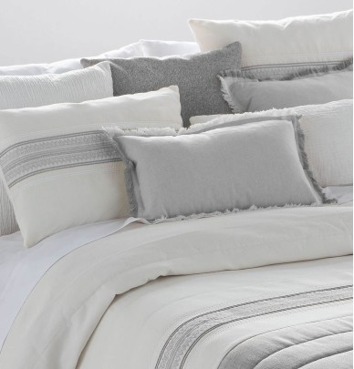 Couvre lit matelassé Alboraïa gris Antilo