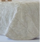 Couvre-lit matelassé et ses housses coussins Greta Antilo - Blancollection