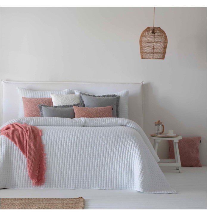 Boutis Azara blanc Antilo - Blancollection