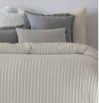 Boutis Azara beige clair Antilo - Blancollection