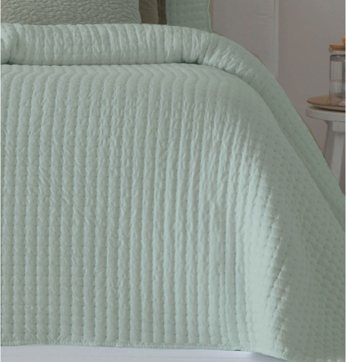 Boutis Azara vert Antilo - Blancollection